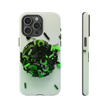 Lade das Bild in den Galerie-Viewer, iPhone 15 Pro Max Glossy Green Kiss Gummi Hard Phone Case
