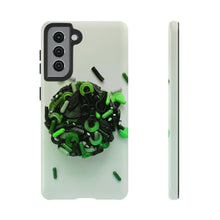 Lade das Bild in den Galerie-Viewer, Samsung Galaxy S21 Glossy Green Kiss Gummi Hard Phone Case
