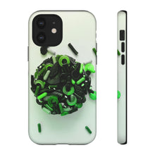 Lade das Bild in den Galerie-Viewer, iPhone 12 Matte Green Kiss Gummi Hard Phone Case
