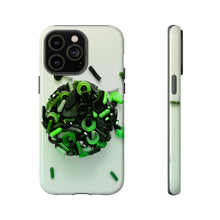 Lade das Bild in den Galerie-Viewer, iPhone 14 Pro Max Glossy Green Kiss Gummi Hard Phone Case
