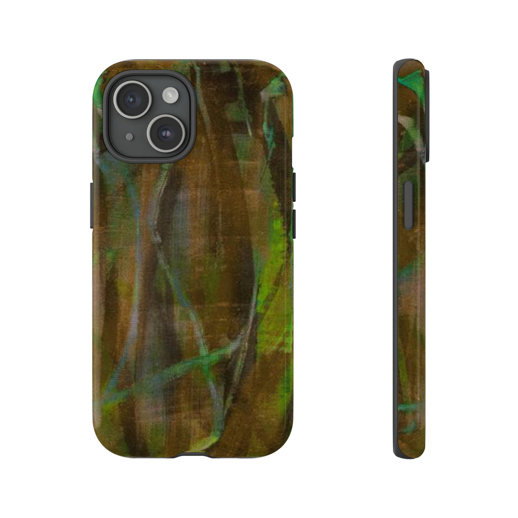 iPhone 15 Glossy Jungle Hard Phone Case