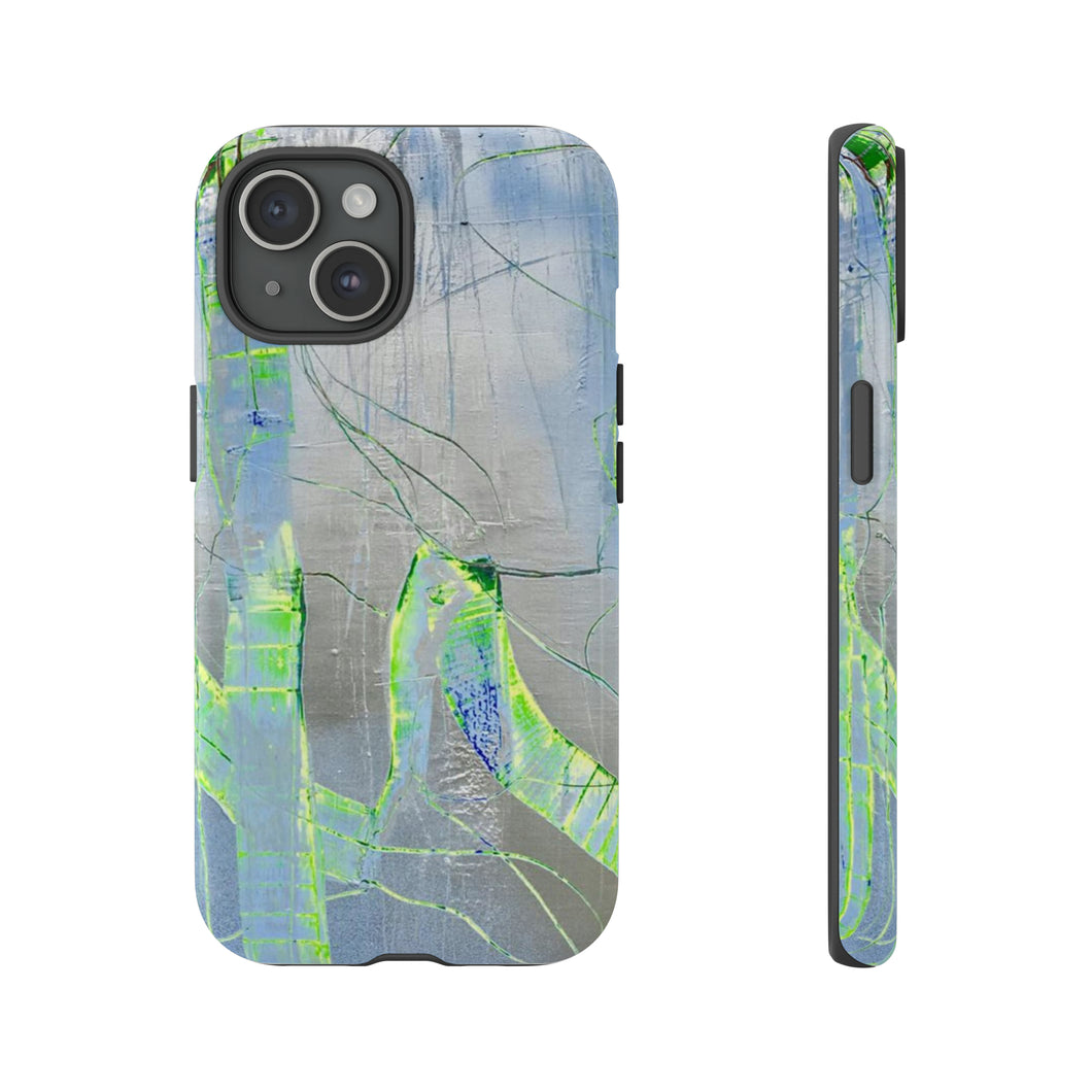 iPhone 15 Glossy Transformation Metal Hard Phone Case