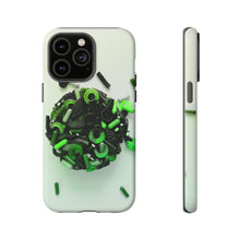 Lade das Bild in den Galerie-Viewer, iPhone 14 Pro Max Matte Green Kiss Gummi Hard Phone Case
