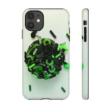 Lade das Bild in den Galerie-Viewer, iPhone 11 Matte Green Kiss Gummi Hard Phone Case
