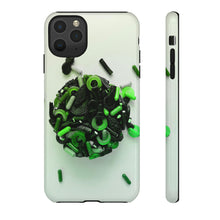 Lade das Bild in den Galerie-Viewer, iPhone 11 Pro Max Glossy Green Kiss Gummi Hard Phone Case
